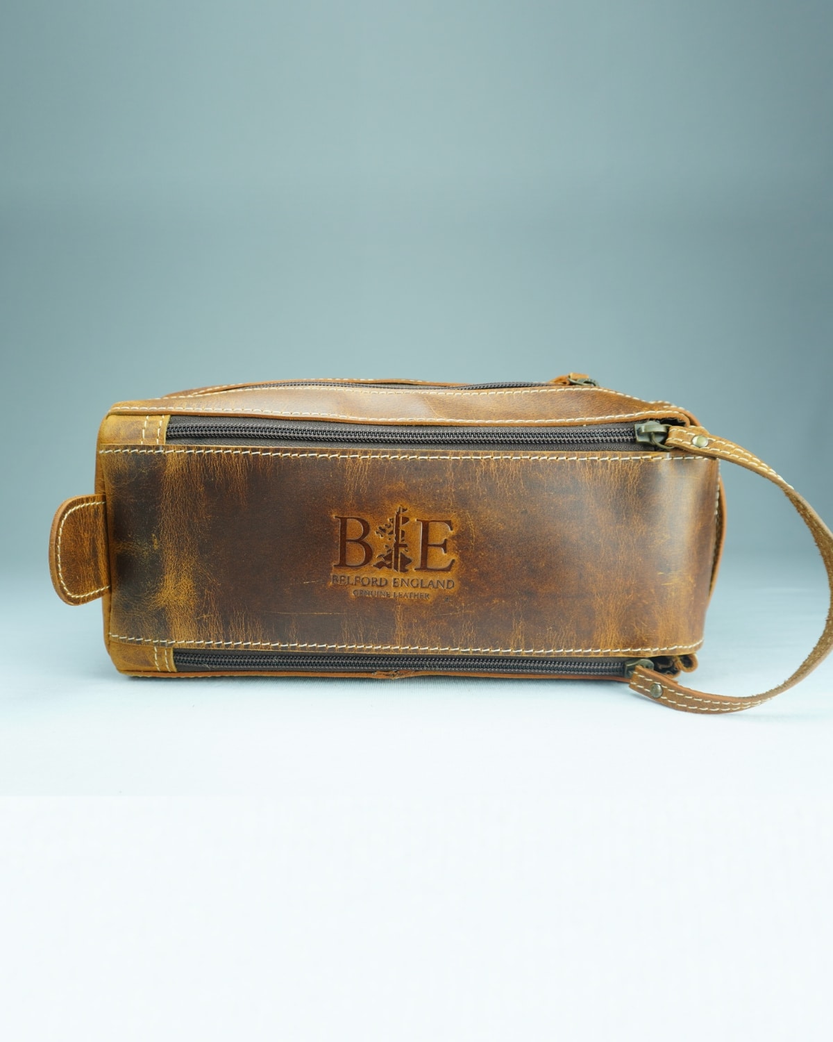 Bristol - Original Leather Dopp Kit (Rustic Brown) Bristol - Original Leather Dopp Kit (Rustic Brown)