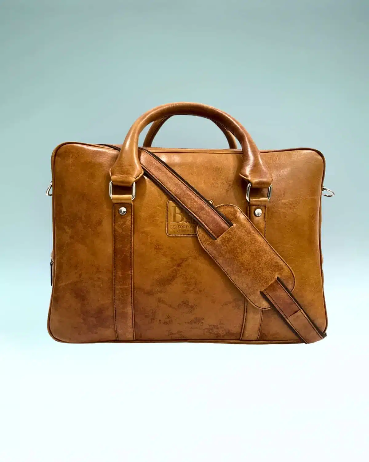 Executive Men's Original Leather Briefcase (Brown) Executive Men's Original Leather Briefcase (Brown)