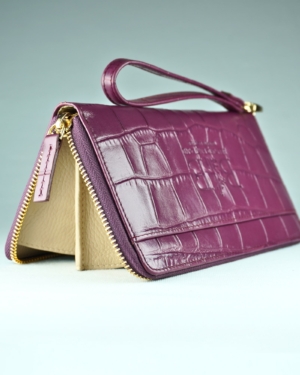 Isabella - Women’s Original Leather Wallet (Premium Purple)