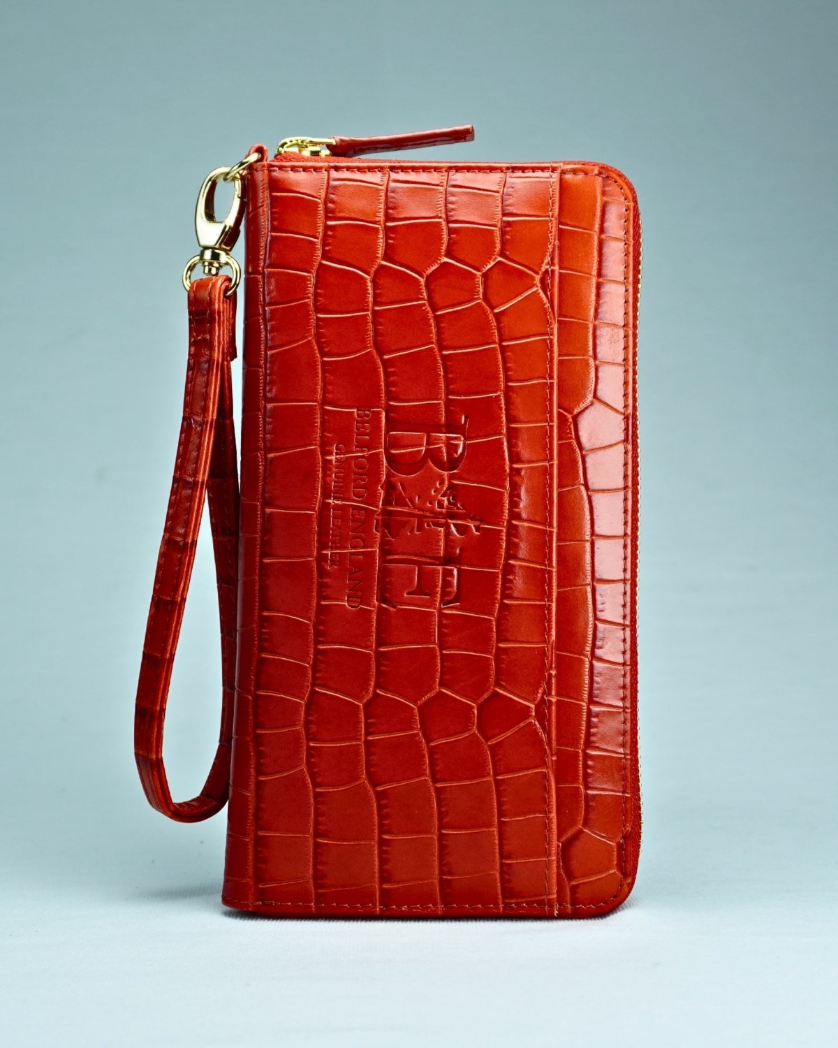 Lyra - Women’s Original Leather Wallet - red - Color: Red