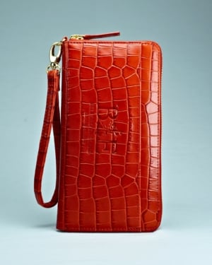 Lyra - Women’s Original Leather Wallet - red - Color: Red