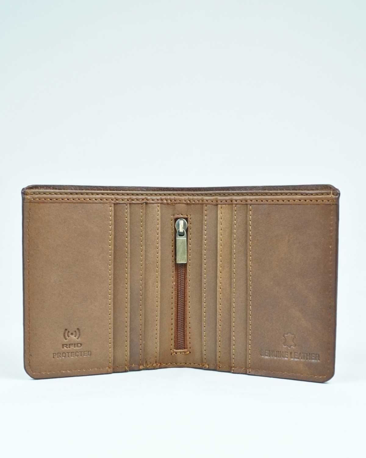 Aubrey - Men’s Original Leather Wallet (Tan) Aubrey - Men’s Original Leather Wallet (Tan)