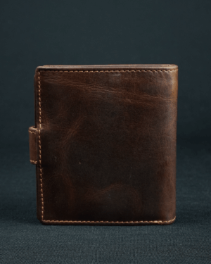 Braxton- Men’s Original Leather Wallet (Vintage Brown)