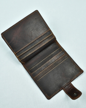Braxton- Men’s Original Leather Wallet (Vintage Brown)