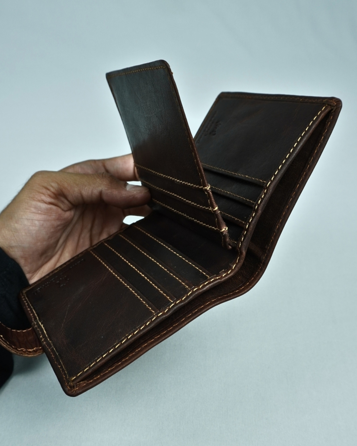 Braxton- Men’s Original Leather Wallet (Vintage Brown) Braxton- Men’s Original Leather Wallet (Vintage Brown)