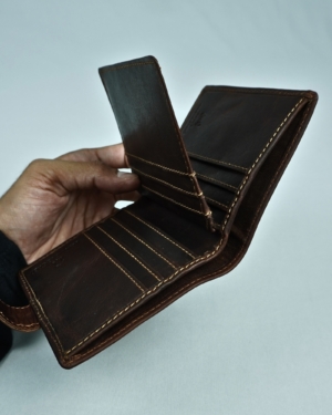 Braxton- Men’s Original Leather Wallet (Vintage Brown)