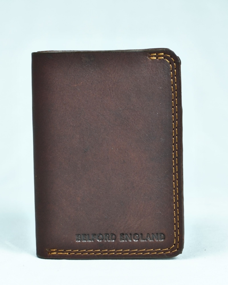 Enfield - Men’s Original Leather Tri-Fold Wallet (Vintage Brown)