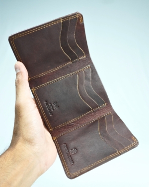 Enfield - Men’s Original Leather Tri-Fold Wallet (Vintage Brown)