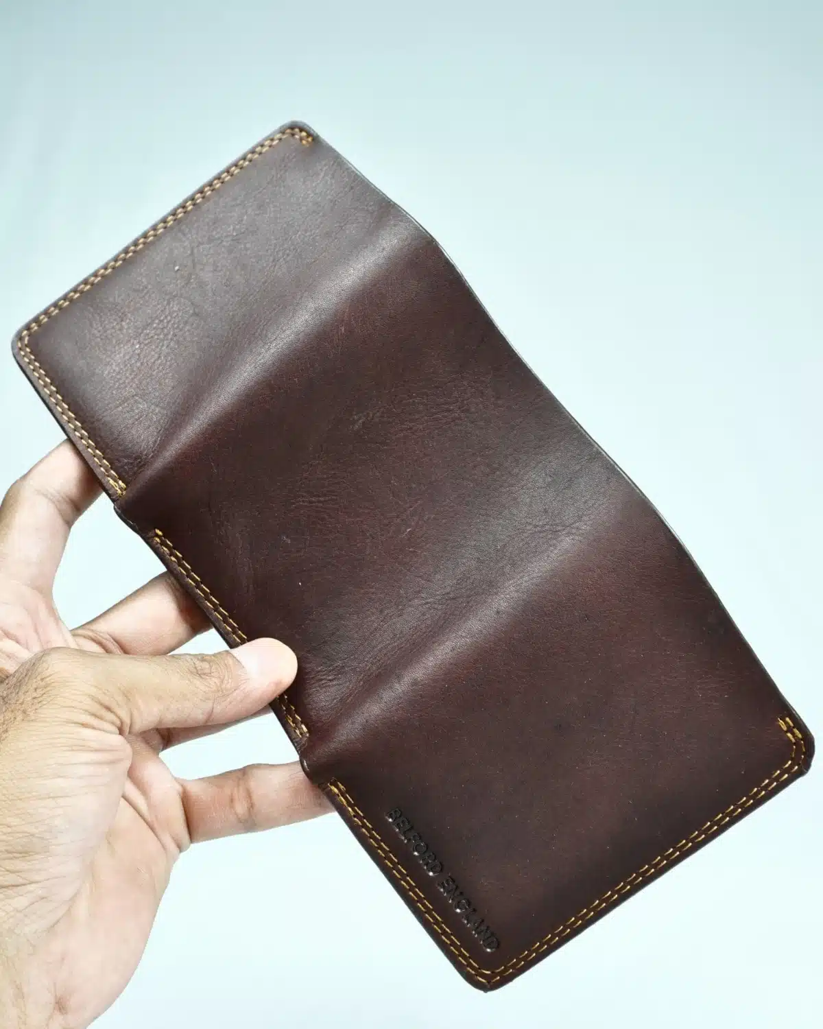 Enfield - Men’s Original Leather Tri-Fold Wallet (Vintage Brown) Enfield - Men’s Original Leather Tri-Fold Wallet (Vintage Brown)
