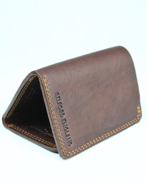 Enfield - Men’s Original Leather Tri-Fold Wallet (Vintage Brown)