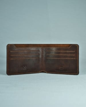 Heritage (Sleek Series) - Men’s Original Leather Wallet - vintage-brown - Color: Vintage-brown