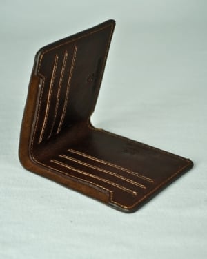 Heritage (Sleek Series) - Men’s Original Leather Wallet - vintage-brown - Color: Vintage-brown