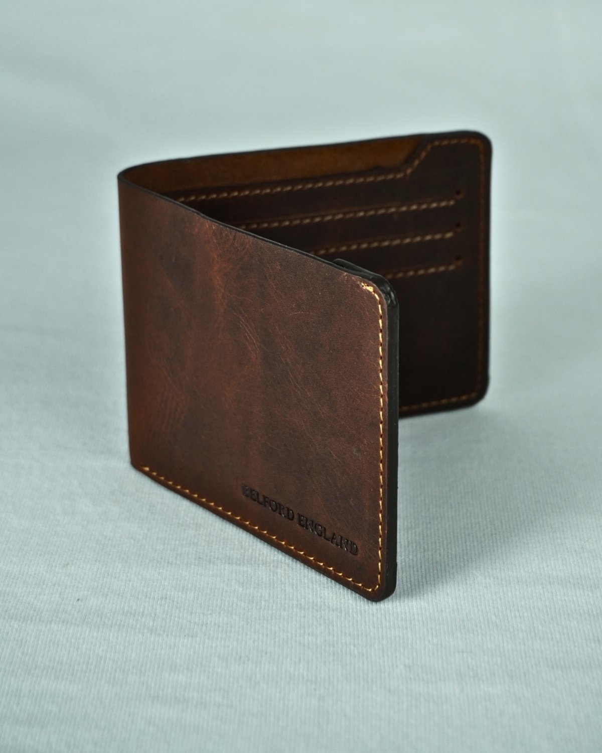 Heritage (Sleek Series) - Men’s Original Leather Wallet - vintage-brown - Color: Vintage-brown