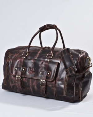 The Heritage Original Leather Travel Bag (Vintage Brown)