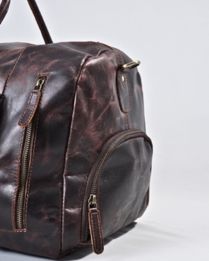 The Heritage Original Leather Travel Bag (Vintage Brown)