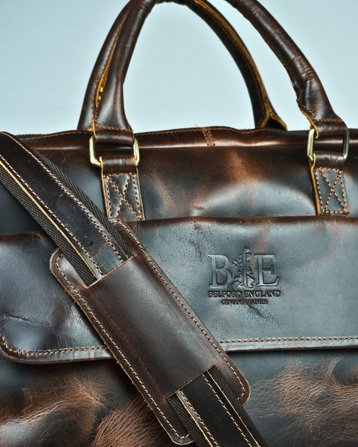 Executive Men's Original Leather Laptop Bag (Vintage Brown) Executive Men's Original Leather Laptop Bag (Vintage Brown)