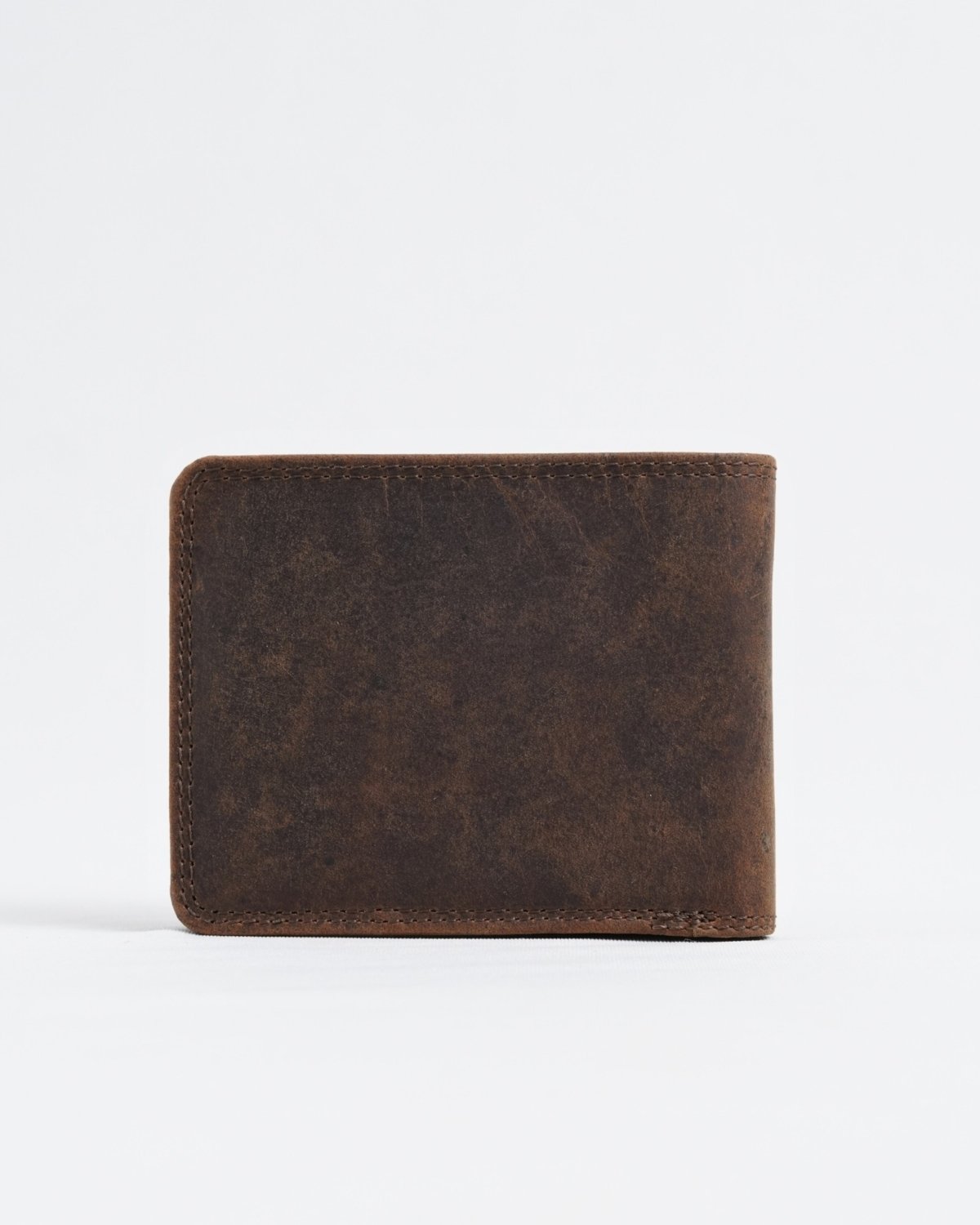 Cambridge - Men’s Original Leather Wallet (Rugged Series) - brown - Color: Brown
