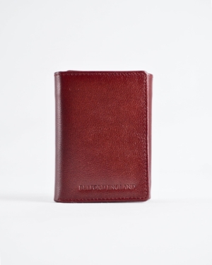 Dublin - Men’s Original Leather Trifold Wallet (Brown & Cherry Blend)