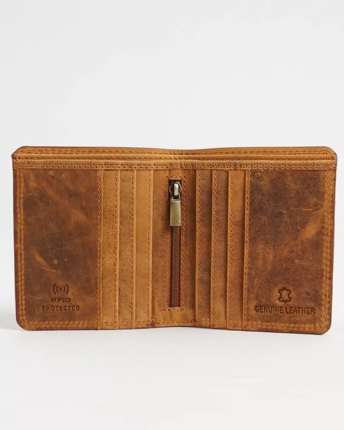 Aubrey - Men’s Original Leather Wallet (Rugged Tan) Aubrey - Men’s Original Leather Wallet (Rugged Tan)