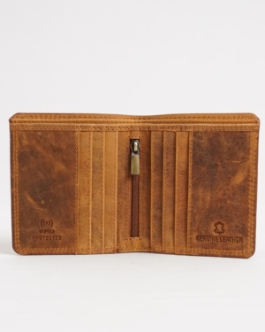 Aubrey - Men’s Original Leather Wallet (Rugged Tan)