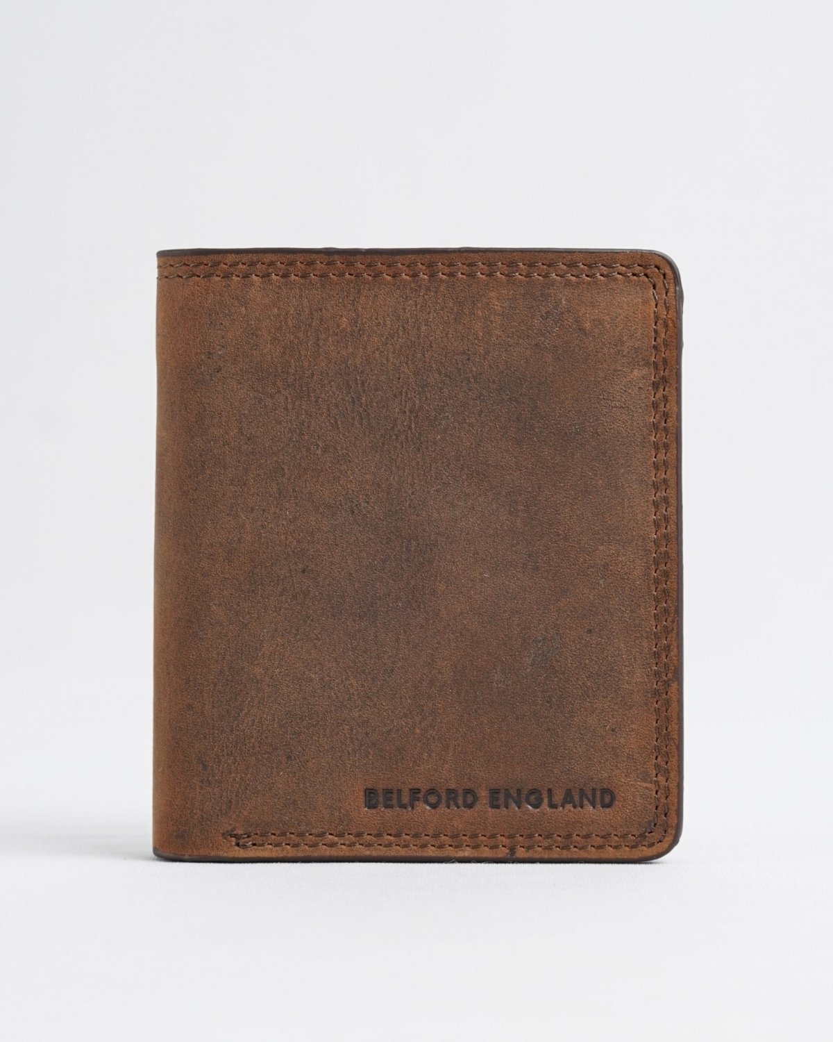 Aubrey - Men’s Original Leather Wallet - rugged-brown - Color: Rugged-brown