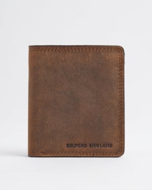 Aubrey - Men’s Original Leather Wallet - rugged-brown - Color: Rugged-brown