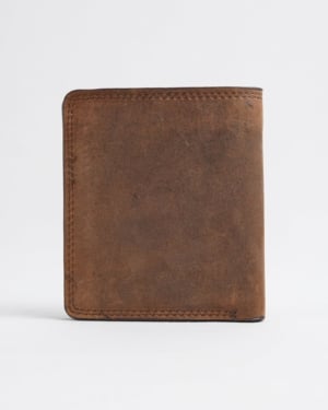Aubrey - Men’s Original Leather Wallet - rugged-brown - Color: Rugged-brown