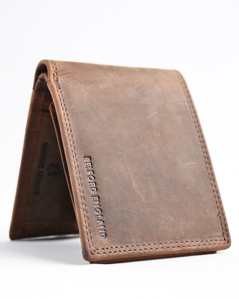 Harvard Men’s Original Leather Wallet (Rugged Series)