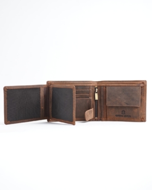 Harvard Men’s Original Leather Wallet (Rugged Series)