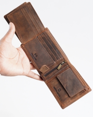 Harvard Men’s Original Leather Wallet (Rugged Series)