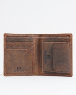 Hyde Men’s Original Leather Wallet (Rugged Brown)