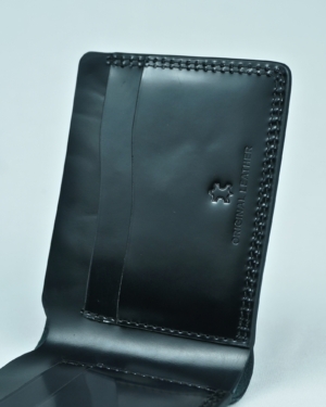 Berlin - Men’s Original Leather Sleek Wallet (Jet Black)