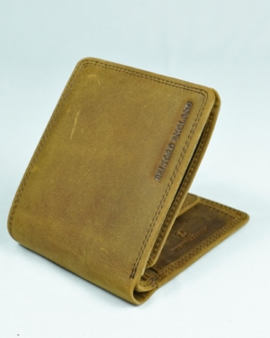 Cambridge - Men’s Original Leather Wallet (Hazel Brown)