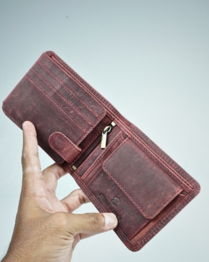 Cambridge Men’s Original Leather Wallet (Rugged Cherry)