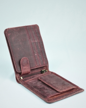 Cambridge Men’s Original Leather Wallet (Rugged Cherry)