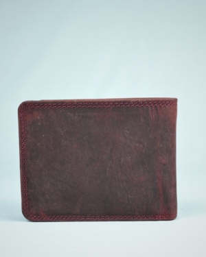 Cambridge Men’s Original Leather Wallet (Rugged Cherry)