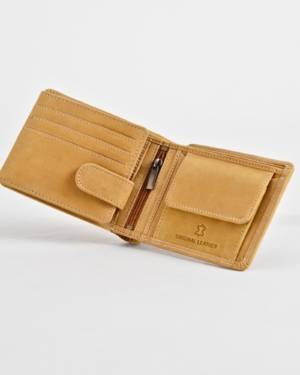 Cambridge Men’s Original Leather Wallet (Rugged Tan)