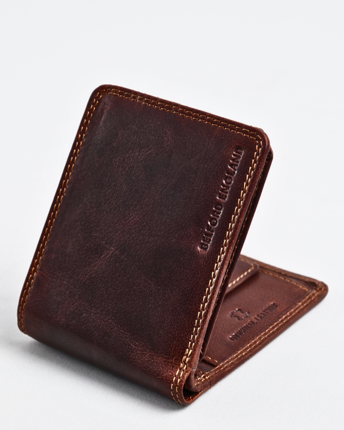 Cambridge - Men’s Original Leather Wallet (Vintage Brown) Cambridge - Men’s Original Leather Wallet (Vintage Brown)