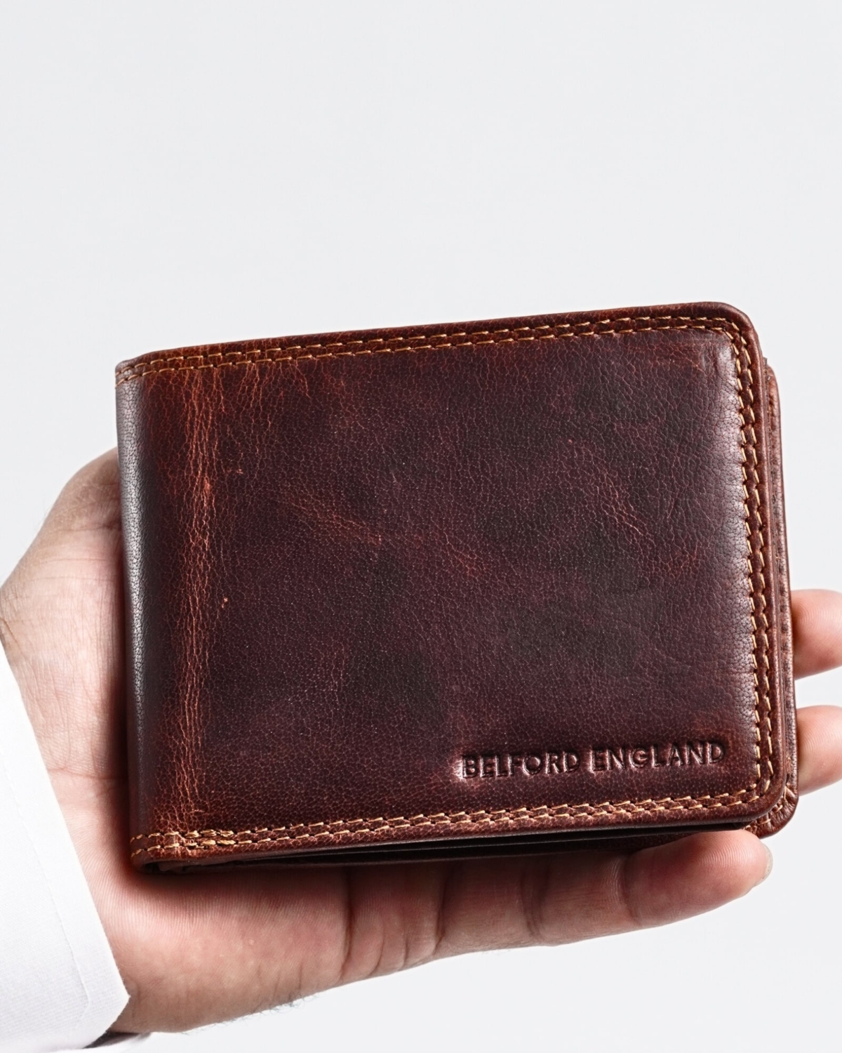 Cambridge - Men’s Original Leather Wallet (Vintage Brown) Cambridge - Men’s Original Leather Wallet (Vintage Brown)