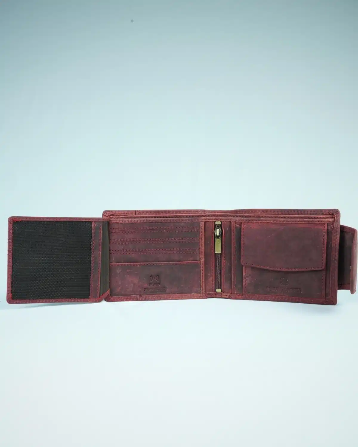 Derby - Men’s Original Leather Wallet (Rugged Cherry) Derby - Men’s Original Leather Wallet (Rugged Cherry)