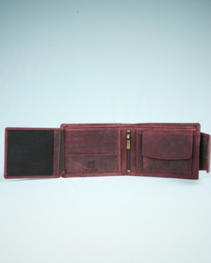 Derby - Men’s Original Leather Wallet (Rugged Cherry)