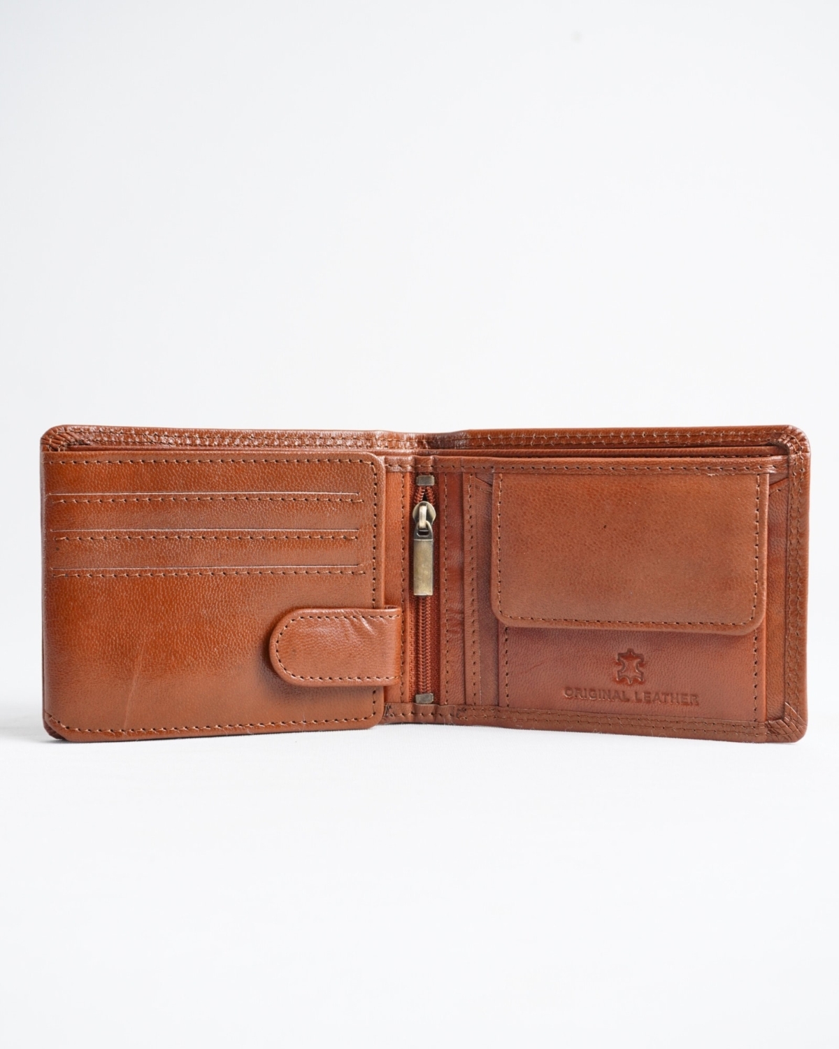 Cambridge - Men’s Original Leather Wallet (Cognac) Cambridge - Men’s Original Leather Wallet (Cognac)