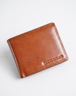Cambridge - Men’s Original Leather Wallet (Cognac)