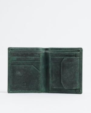 Hyde [Sleek Series] Men’s Original Leather Wallet (Rugged Pine)
