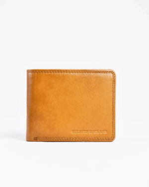 Cambridge - Men’s Original Leather Wallet (Almond Brown)