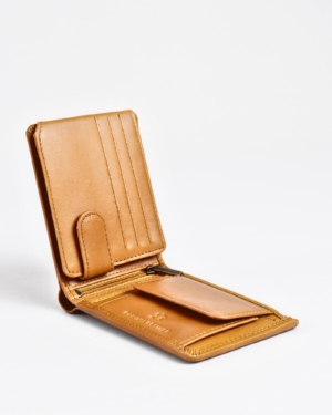 Cambridge - Men’s Original Leather Wallet - Lion (Almond Brown)