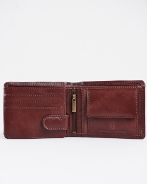 Cambridge Men’s Original Leather Wallet (Rich Brown)
