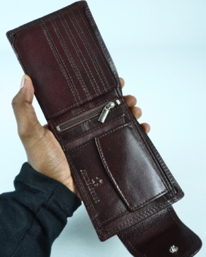 Derby - Men’s Original Leather Wallet (Cherry)