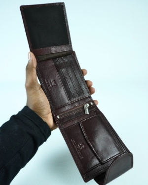 Derby - Men’s Original Leather Wallet (Cherry)