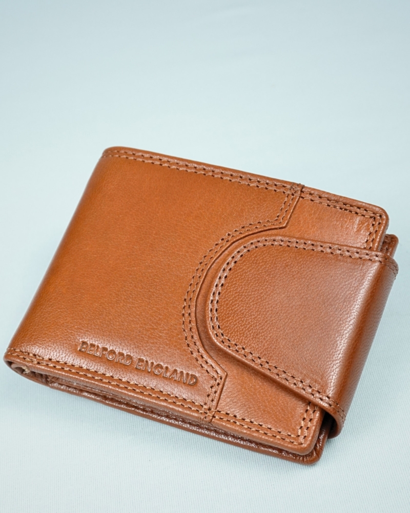 Derby - Men’s Original Leather Wallet (Cognac)
